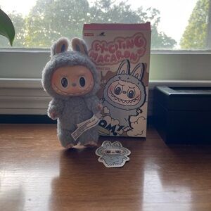 THE MONSTERS - Labubu Exciting Macaron Vinyl Face Blind Box Sea Salt Coconut